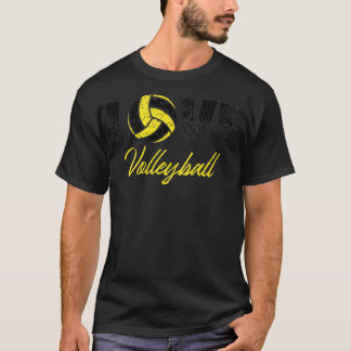 Love Volleyball Black et Gold Classic TShirt