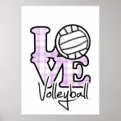 Love Volleyball Poster (Voorkant)