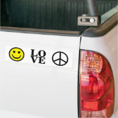LOVE Vrede Bumpersticker (Op Truck)