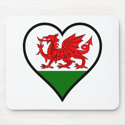 Love Wales Muismat (Voorkant)
