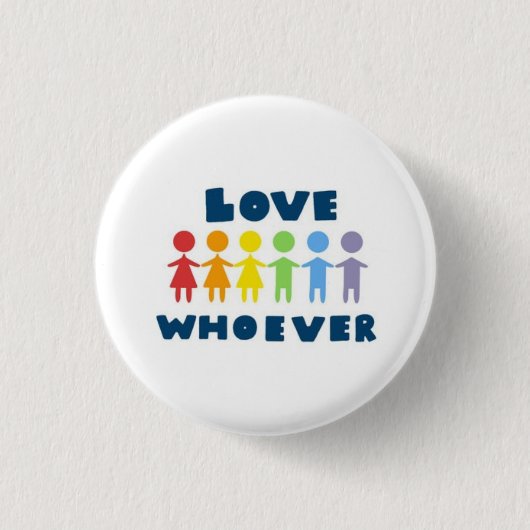 Love Waller Ronde Button 3,2 Cm (Voorkant)