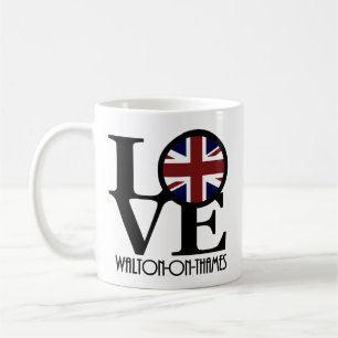 LOVE Walton-On-Thames 11oz Koffiemok