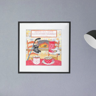 Love Warmly Photo Print