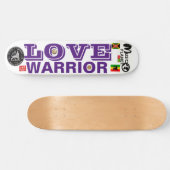LOVE WARRIOR Skateboard (Horz)