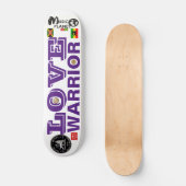 LOVE WARRIOR Skateboard (Recto)