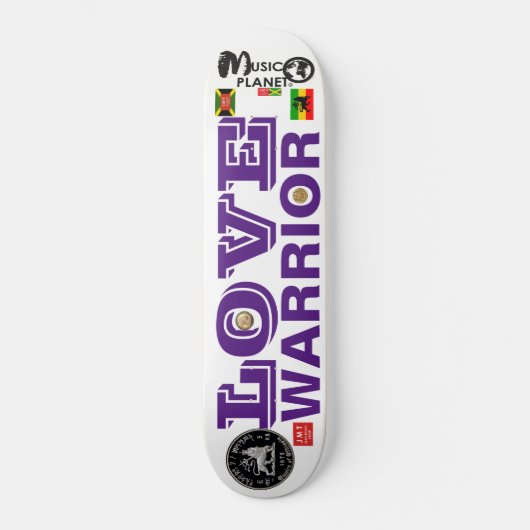 LOVE WARRIOR Skateboard (Recto)
