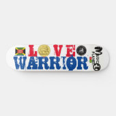 LOVE WARRIOR Skateboard (Horz)