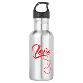 Love Water Bottle Waterfles