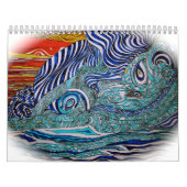 Love Wave Art Calenar Kalender (Hoes)