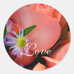 Love Wedding Envelope Seals Stickers