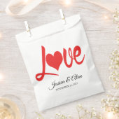 Love Wedding Favor Bags Bedankzakje (Geknipt)