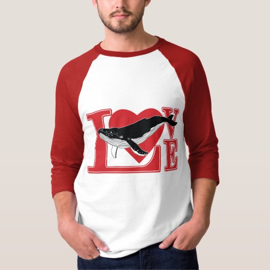Love Whales T-shirt (Voorkant)