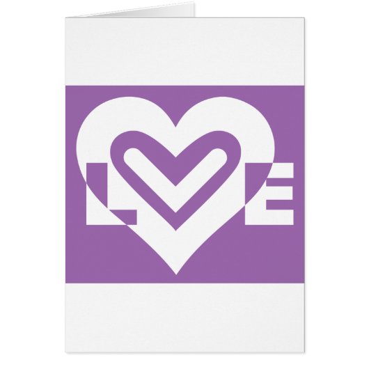 Love White en Paars (Voorkant)