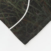 Love White Script Photo Overlay Fleece Deken (Hoek)