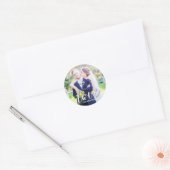 LOVE White Typographie Mariage Favor Stickers (Enveloppe)