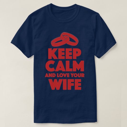Love Wife Wedding Gift T-shirt (Design voorkant)