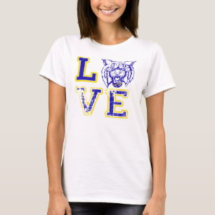 Love Wildcat Football Sports Tank