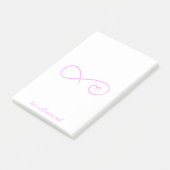 Love will never end - post-it® notes (Schuin)