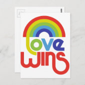 Love Wins Briefkaart (Voorkant / Achterkant)