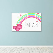 Love Wins Canvas Afdruk (Insitu (Houten vloer))
