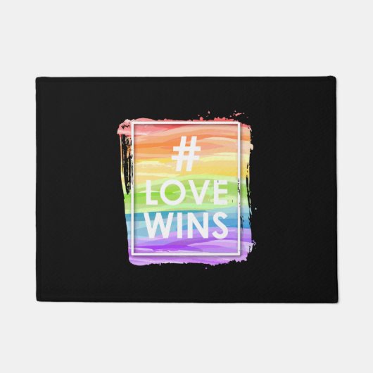 Love Wins Deurmat (Voorkant)