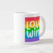 Love Wins Extra Grote Beker (Voorkant rechts)