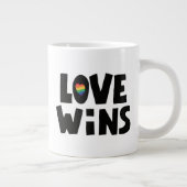 Love Wins Extra Grote Beker (Rechts)