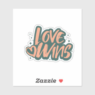 Love Wins Fleece Dekbed Sticker