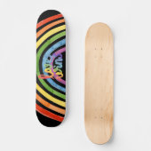 Love Wins Gay Pride Rainbow Skateboard (Voorkant)