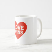 Love Wins Heart Design Mok (Voorkant rechts)