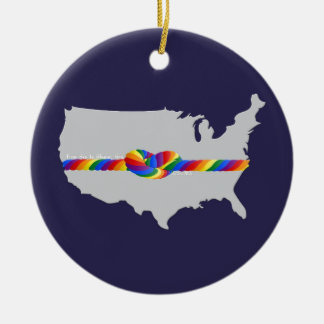 Love Wins Keramisch Ornament