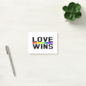 Love Wins - LGBTQ+ Pride  Post-it® Notes (Kantoor)