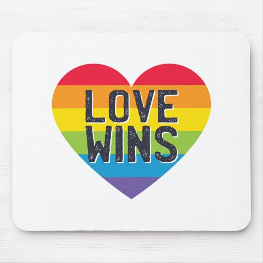 Love Wins Muismat (Voorkant)