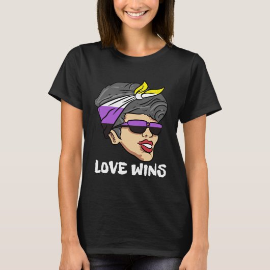 Love Wins Non Binary T-shirt (Voorkant)