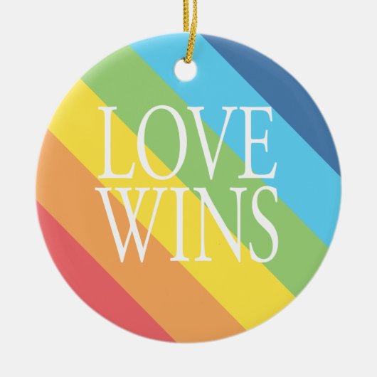 Love Wins Ornament (Voorkant)