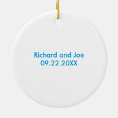 Love Wins Ornament (Achterkant)