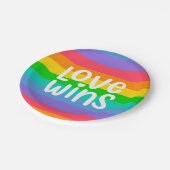 Love Wins Papieren Bordje (Gekanteld)