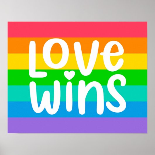 Love Wins Poster (Voorkant)