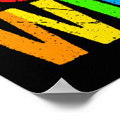 Love Wins Rainbow Gay Pride Poster (Hoek)