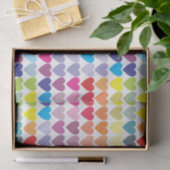 Love Wins Rainbow Hearts Tissuepapier (Geschenk)