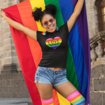 Love Wins Regenboog Hart Vrouwen Zwart
