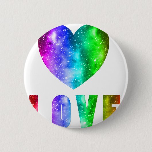 Love Wins Ronde Button 5,7 Cm (Voorkant)