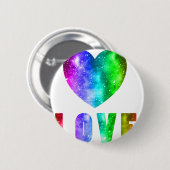 Love Wins Ronde Button 5,7 Cm (Voorkant /achterkant)