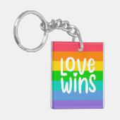 Love Wins Sleutelhanger (Voorkant Links)