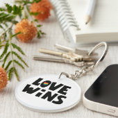 Love Wins Sleutelhanger (Voorkant Rechts)