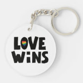 Love Wins Sleutelhanger (Achterkant)