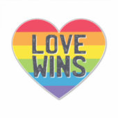 Love Wins Sticker (Voorkant)