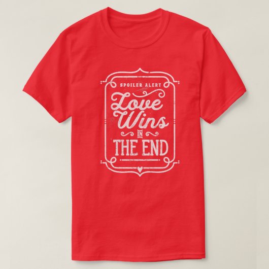 Love Wins T-shirt (Design voorkant)