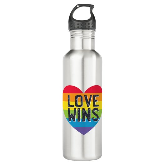 Love Wins Waterfles (Voorkant)