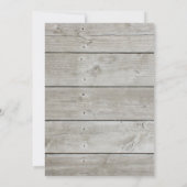 Love Winter Barn Weddings Uitnodiging (Achterkant)